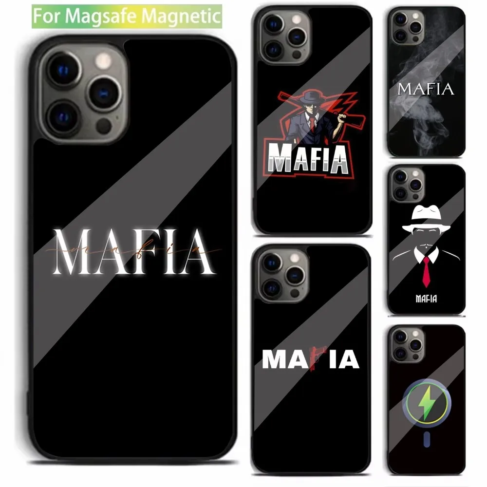 M-Mafia Russian Phone Case For iPhone 16,15,14,13,12,11,Plus,Pro,Max,Mini Magsafe Magnetic Wireless Charging