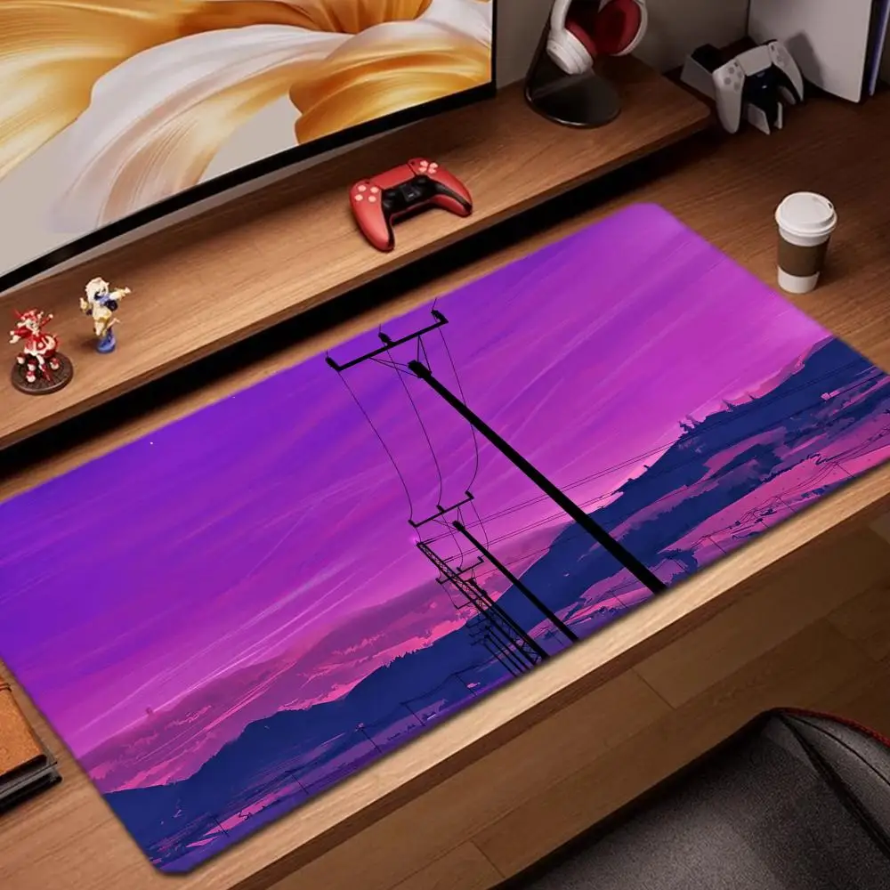 

Коврик для мыши в стиле аниме, игровые аксессуары, коврик для клавиатуры, XXL, большой запирающий край, 900X400 мм, настольный коврик, игровой коврик для мыши