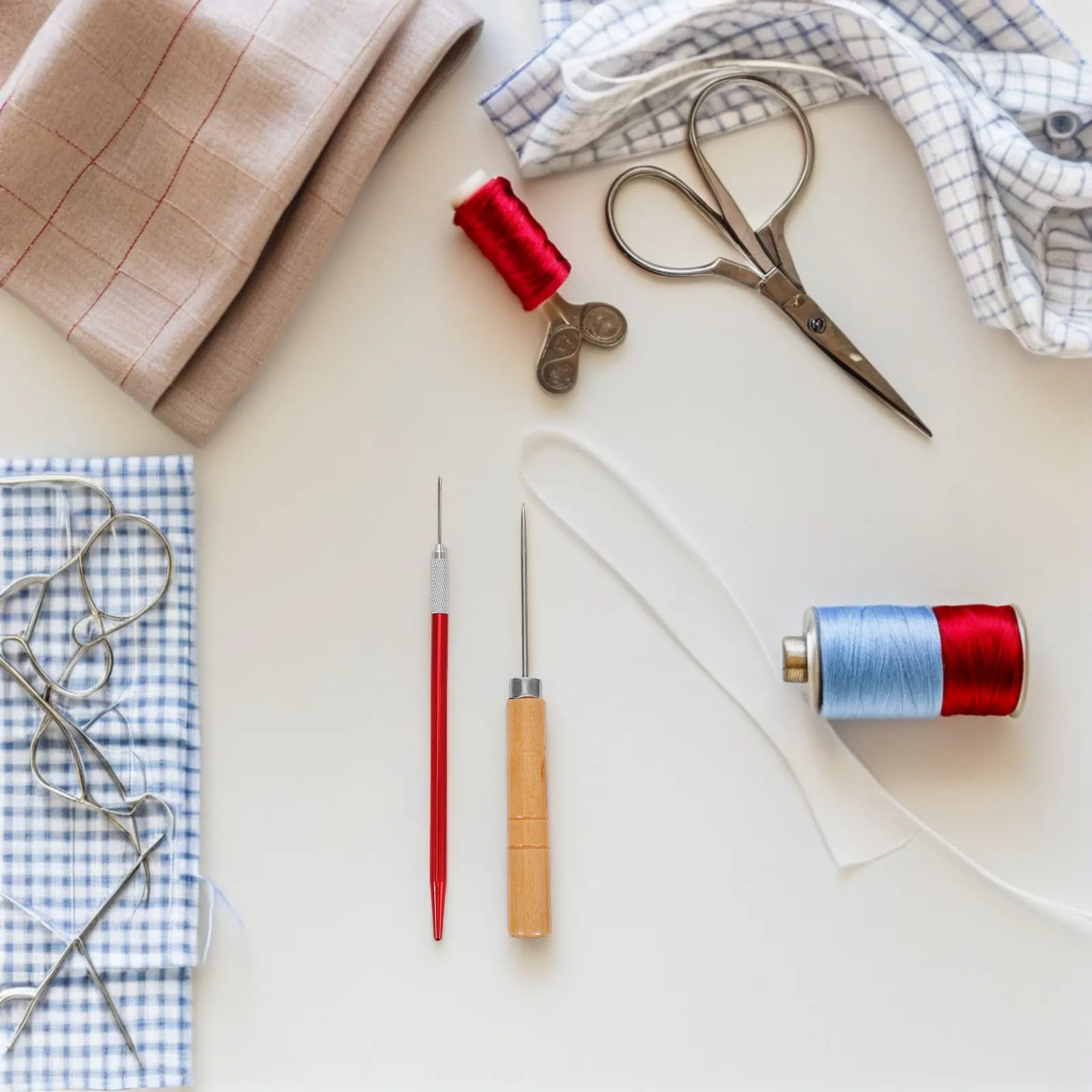 

Набор инструментов для пересадки волос 1 шт., прецизионные иглы 0.6 мм и 0.8 мм с деревянной ручкой для замены волос BJD, набор для пересадки волос