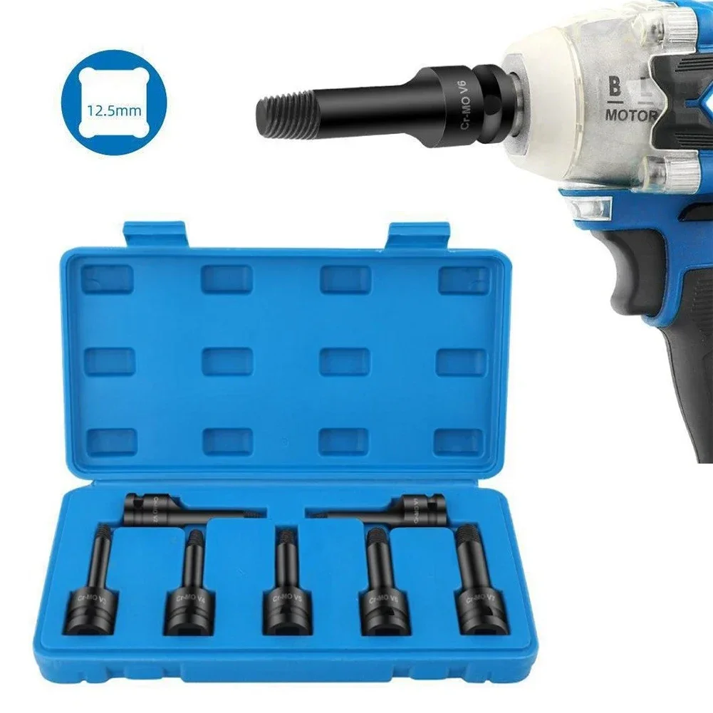 破損したボルト抽出器,破損したネジ取り外しビットセット,炭素鋼,1mm, 2mm, 3mm, 4mm, 5mm, 6mm, 7個