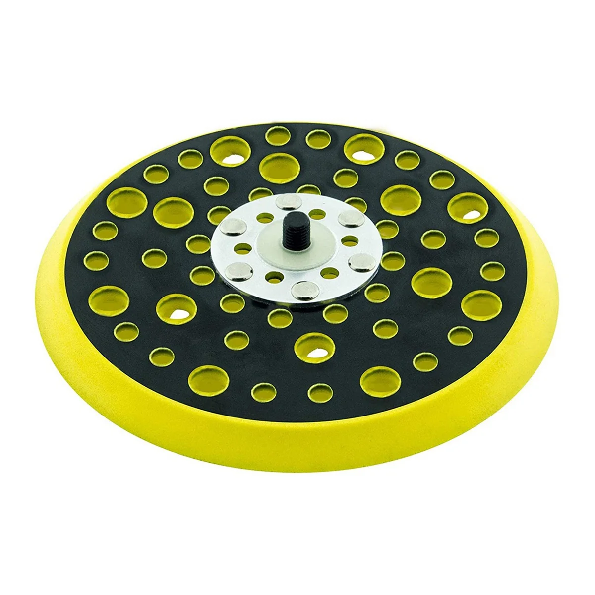 

150mm 5/16 Thread 52 Hole Medium Density Ran Orbital Sander Hook & Loop Backing Pad Compatible with Mirka CEROS DEROS