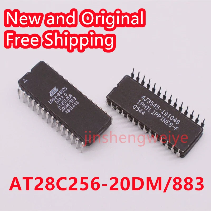 1~50PCS AT28C256-20DM/883 AT28C256-20DM Direct Plug CDIP28 Microcontroller Chip IC New Original Free Shipping