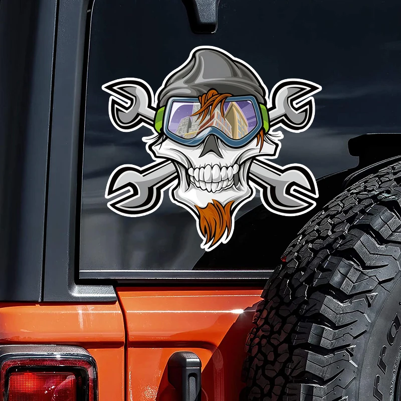 CS12404# Ski Snowboard Mechanic ATV Waterproof Vinyl Decal Sticker For Cars, Laptops, Walls Windows, Bumper Sticker