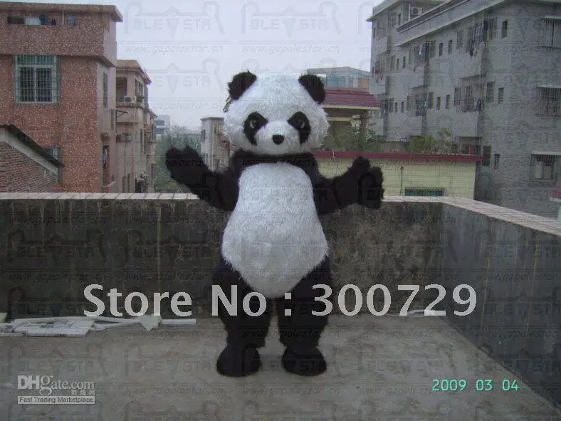 Nieuwe Volwassen Hot Sale Foam Schattige Panda Fancy Cartoon Mascotte Kostuum Pluche Kerst Fancy Dress Halloween Mascotte Kostuum