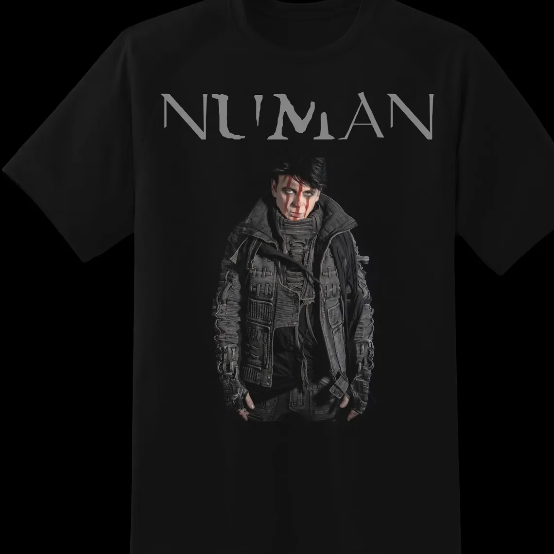 Vintage Gary Numan Album Tour Men T-shirt Black Cotton Tee All Size S-4XL YY086