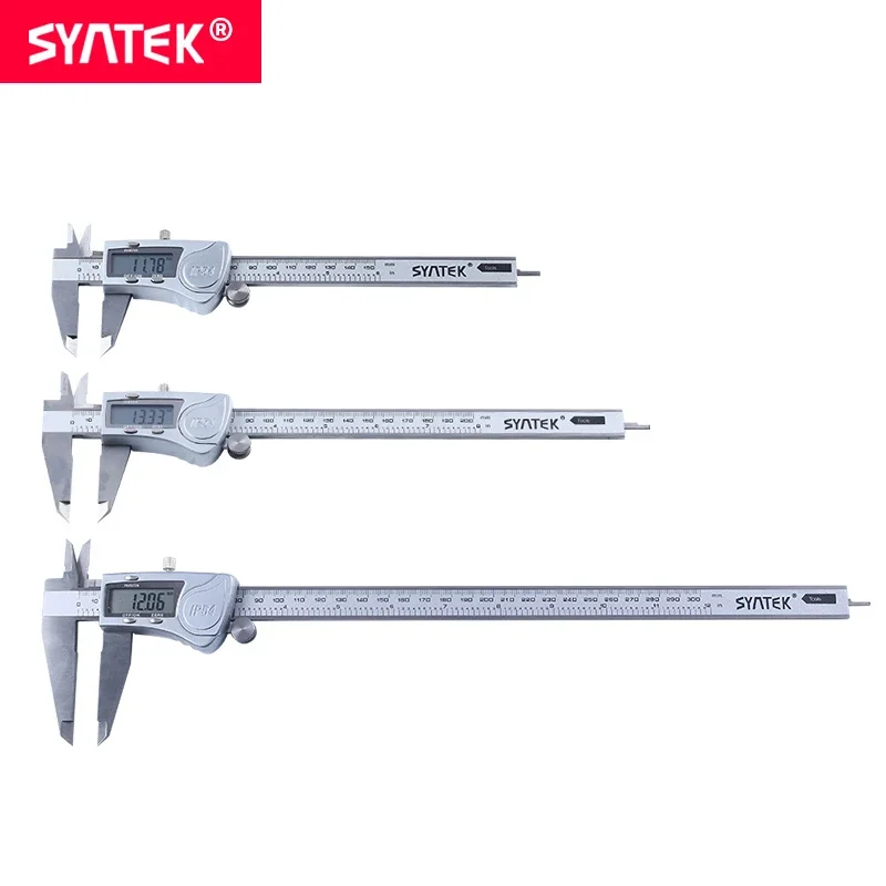 IP54 Calipers Stainless Steel Digital Pachymeter Caliber Measuring Tools Electronic Metal Vernier Caliper Ruler 0-150-200-300mm