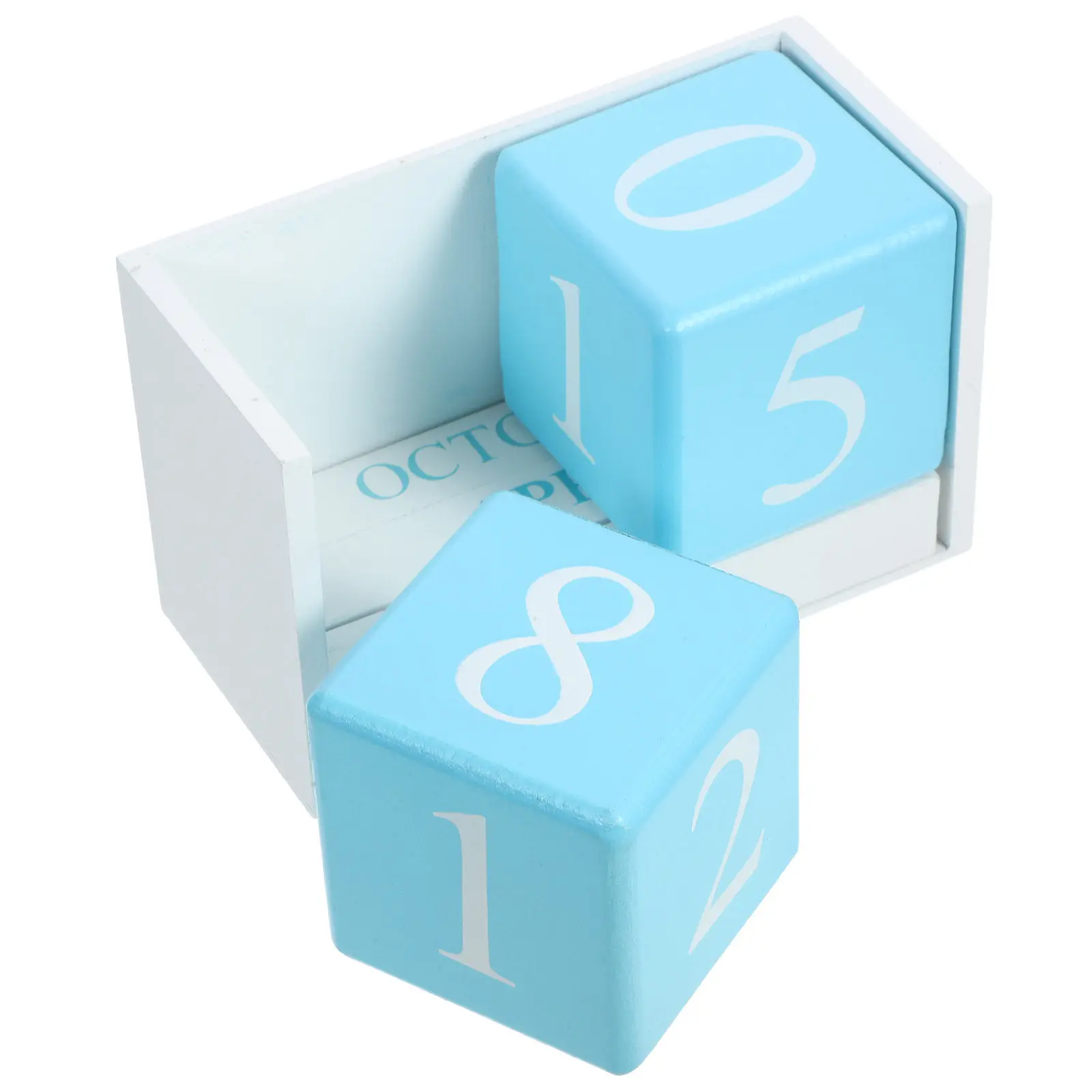 

Elegant Wooden Standing Calendar Tabletop Perpetual Design Flip Block Date Display for Home Office Decor Desktop Calendar Supply