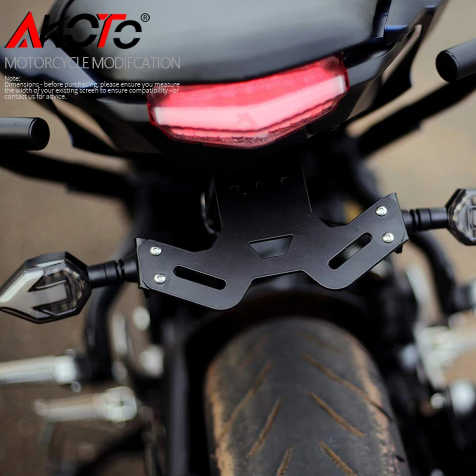 

For YAMAHA MT125 MT15 MT-15 MT-125 2018-2022 License Plate Holder LED Turn Signal Lights Accessories Tail Tidy Fender Eliminator