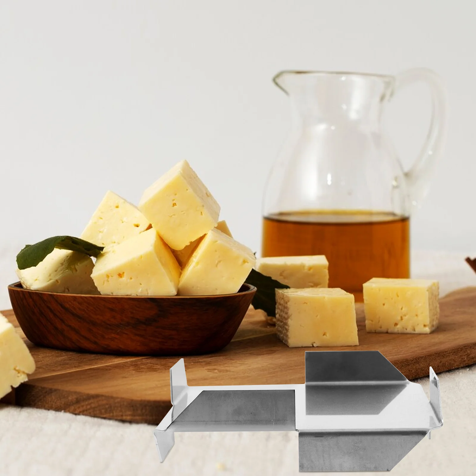 Base de rueda de mantequilla de acero inoxidable, soporte de rodillo estable y duradero, esparcidor de mantequilla de cocina, almacenamiento, herramienta de hamburguesa DIY, Base resistente