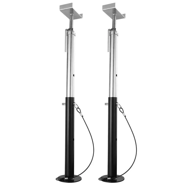 Slideout Stabilizing Stands 20"-48" For RV Camper Travel Trailer, 5000 lbs Capacity Heavy-duty Steel Construction Adjustable Height Secondary Leveling Support 2 Pack