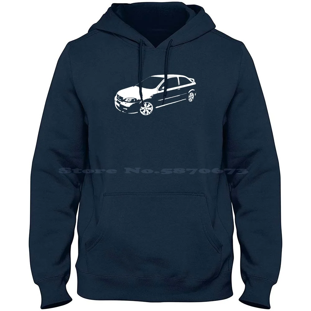 Vauxhall Opel Astra G Opc 100% Cotton Hoodie Opel Vauxhall Astra Opc Performance Gtc Silhouette