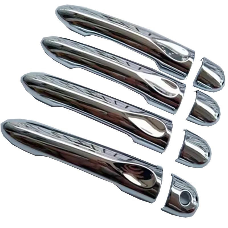 Door Handle Catch ABS Chrome Cover Trim Cap for Renault MEGANE 2010-2014 Automotive Car Styling Stickers Accessories 8 Pcs