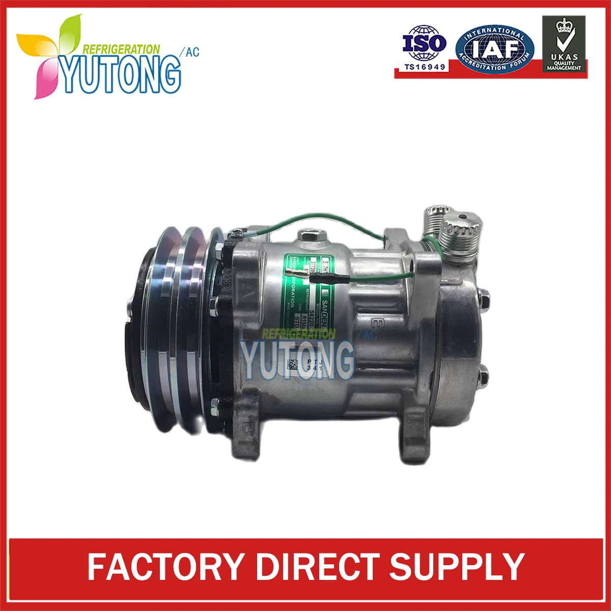 SD7H15 709 AC Compressor For SD7H15-8239 SD7H15-8061 SD7H15-8017 SD7H15-4742 JHH0126 11007857 8113626 VOLVO VI Truck