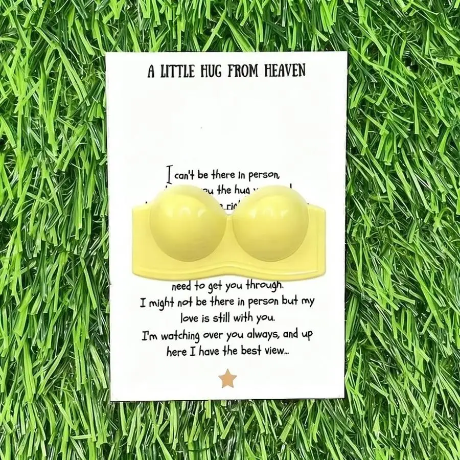 1/5/10/20/50/100pcs Cute A good friend is like a bra Novel bra pocket hug gift card set, synthetic resin, unique encouragement c