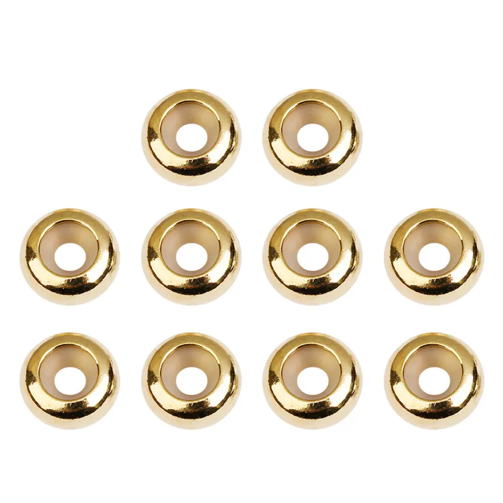 20Pcs Stopper Positioning Beads Silicone and Copper Flat Spacer Beads DIY Jewelry Making Tool Chain Length Adjuster Charms
