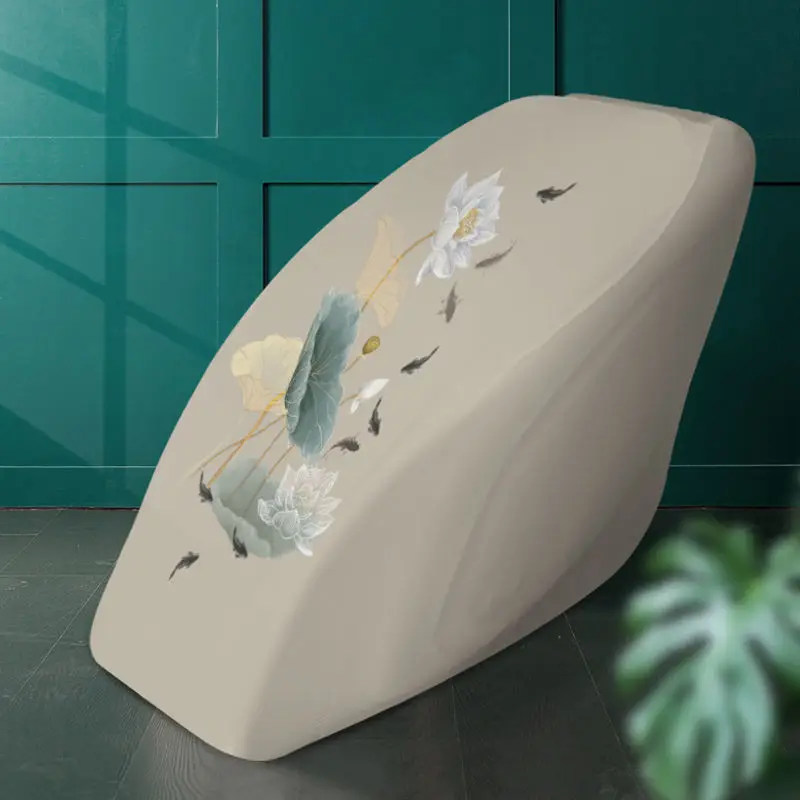 1pcs Floral Printed Universal Massage Chair Dust Cover Washable Electric Massage Chair Cover Home Furniture Stretch Protector