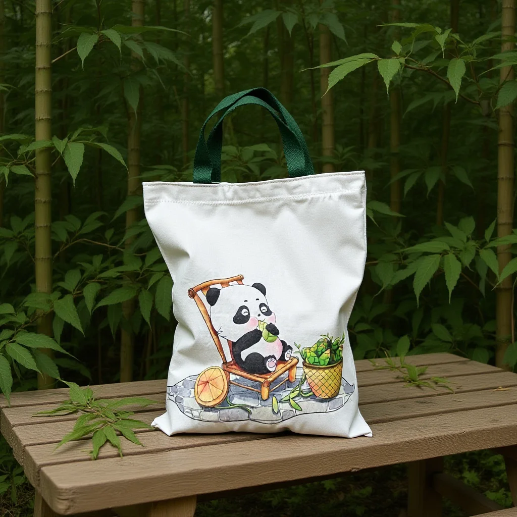Casual Daily Tote Fresh Student Book Bag Canvas Tote Bag Cute Shoulder Tote Bag For Daily Commuting Shopping Students
