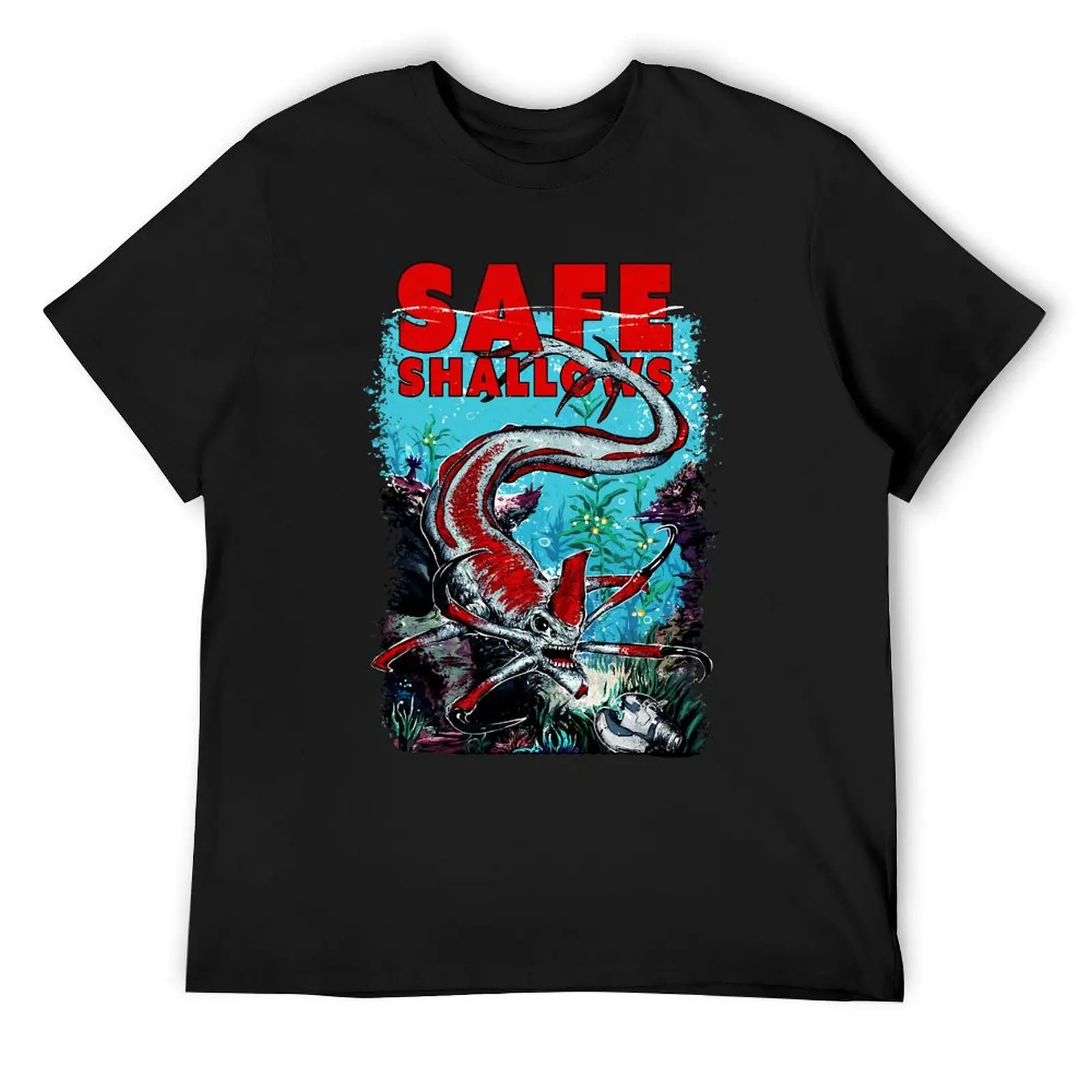 

Subnautica Video Game Safe Shallows T-Shirt summer tops cheap stuff customs design your own designer t shirt men