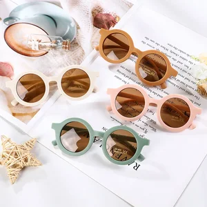 KORIA BELL CHILDREN ROUND GLASSES FOR BABIES GIRLS GOODS CHILDS CHILDS HAVES HAVERSE 10 Main Sales Round Glasses - №7