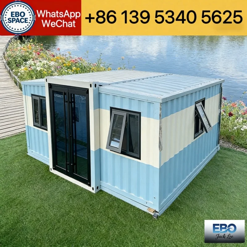 Tiny House Expandable Container MMC Custom China Factory 20ft 30ft 40ft Prefab Modular Cabin Fast Setup with Shower Kitchen
