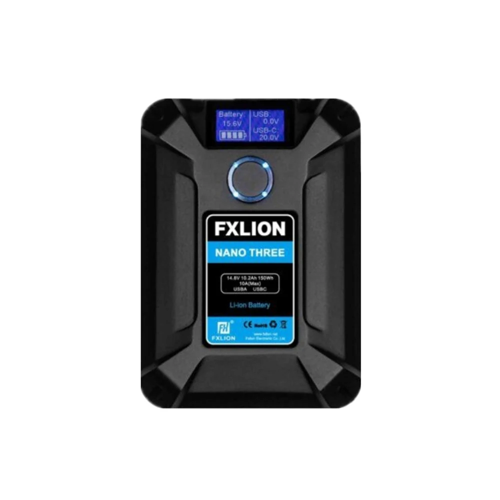 FXLION Nano 50/98/150WH Tiny V-Mount/V-Lock Battery for Cameras, Camcorders,Large LED Lights, Monitors, MacBook and Smartphone