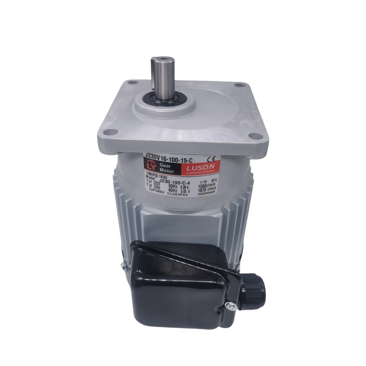 

J230V16-100-15-C GEAR MOTOR 1/8HP 0.1KW 220V Motor 1: 15 Gear Ratio High Torque Small Motor