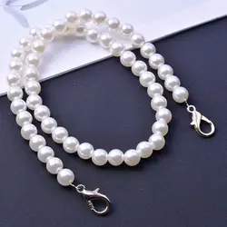 30/50/70/90cm Pearl Strap for Bags Handbag Handles DIY purse Replacement Long Beaded Chain for Shoulder Bag Straps Pearl Belt