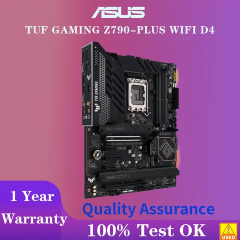 ASUS TUF GAMING Z790-PLUS WIFI D4 마더보드 소켓 LGA1700 CPU DDR4 5333(OC) MHz 메모리 칩셋 Z790 ATX 메인보드