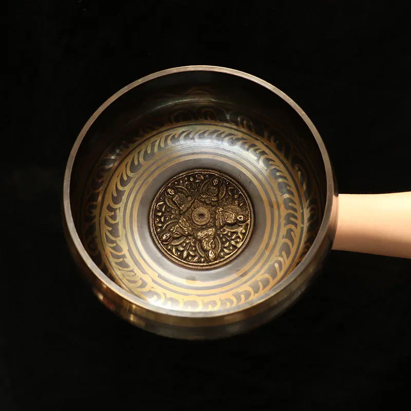 Nepal Singing Bowl 20cm Large Tibetan Singing Bowl Meditation Handmade Brass Buddha Singing Bowls Yoga Meditation Sound Healing