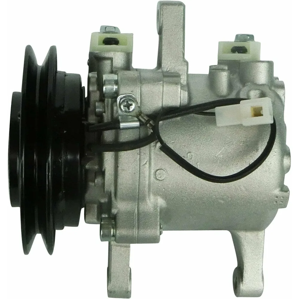 

Kubota SV07E AC Compressor 3C581-50060 - 12V 1 Groove 117mm Pulley, Aluminum&Iron Sand Blasting Polishing, Direct Replacement