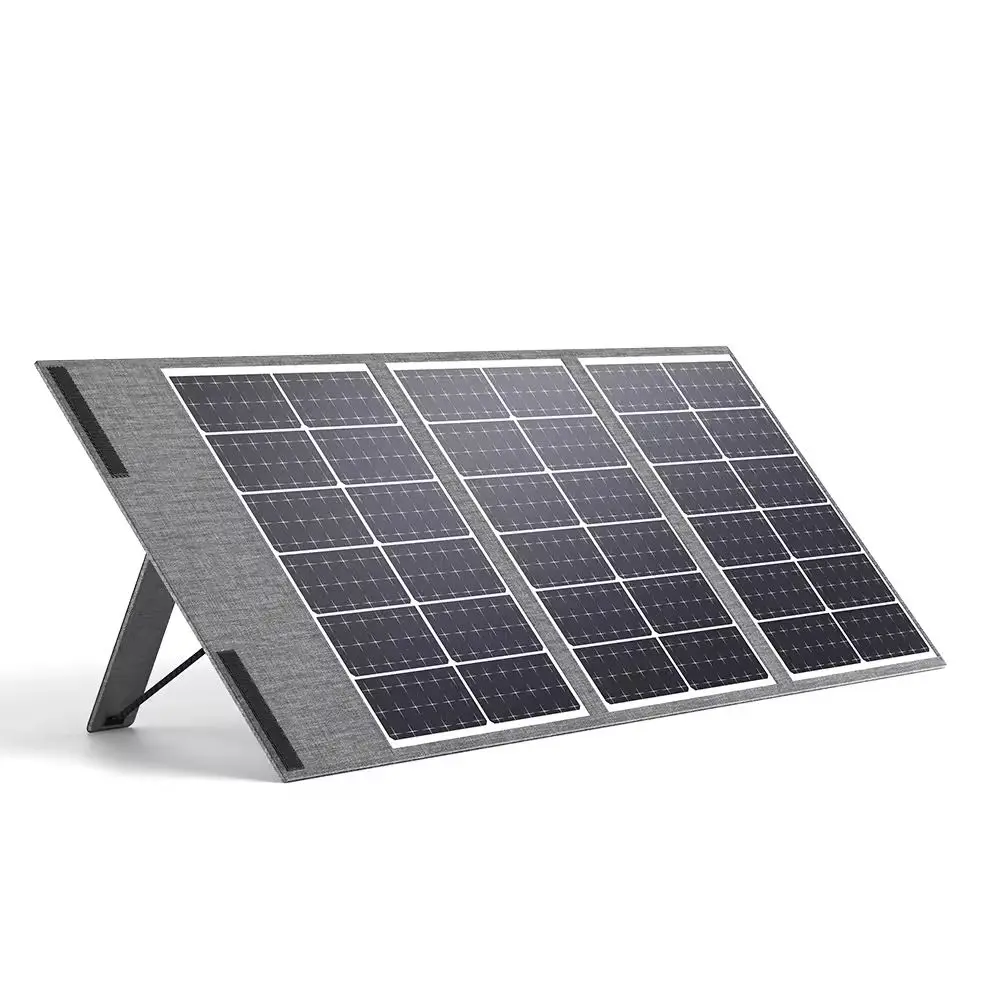 100 Watt Portable Solar Panel Foldable BC Solar Cells MWT Technology for Camping Power Station Solar Generator 25% Efficiency