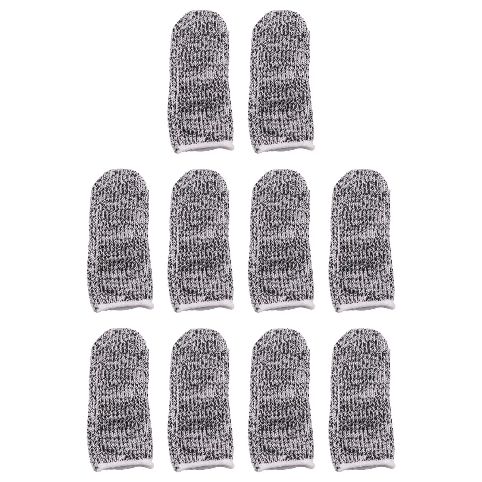10 Pieces Finger Thumb Gloves Worker Nonslip Gardening Finger Thumb Cots