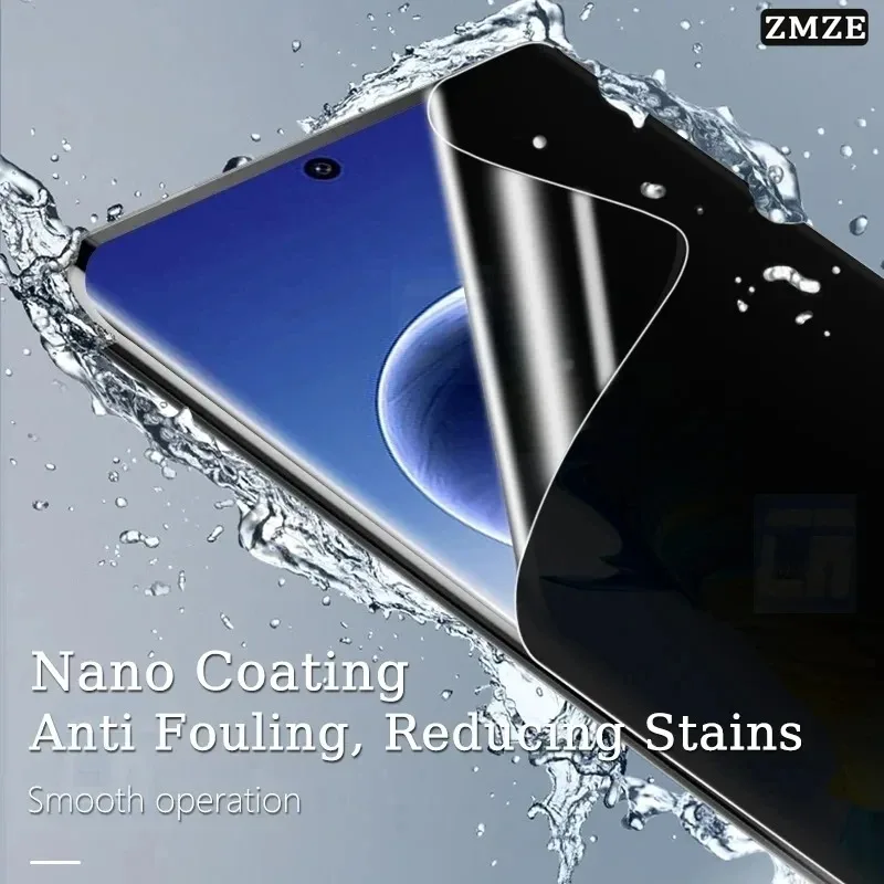 3 Stück Sichtschutz-Hydrogelfolie für Xiaomi Redmi Note 15 14 13 12 11Pro Plus 11S 10S Displayschutzfolie Anti-Fingerabdruck Anti-Spy-Film – Detail 3