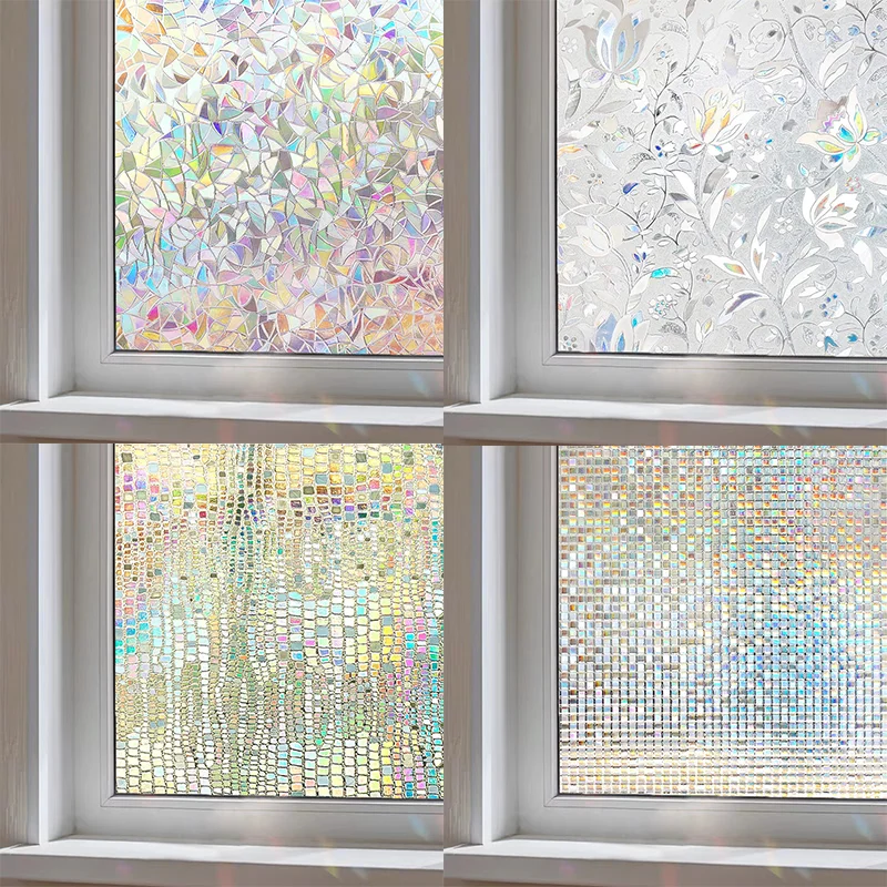 Window Privacy Film Static Clings Vinyl 3D 1