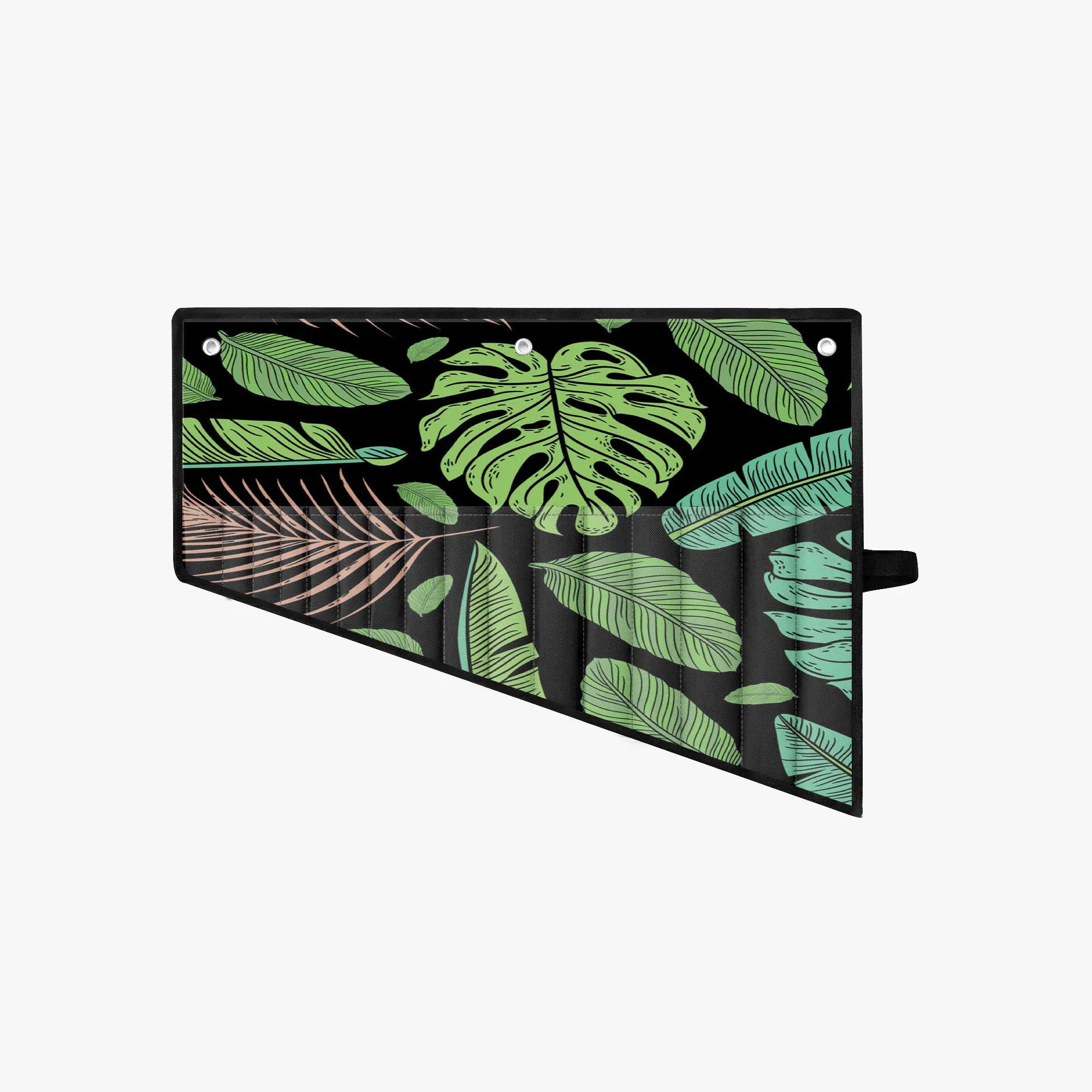 Island Tribe Flower And Plant Design Custom Tool Kit Pattern Portable Outdoor Tool Storage Bag Retro Art Design Home Decoration