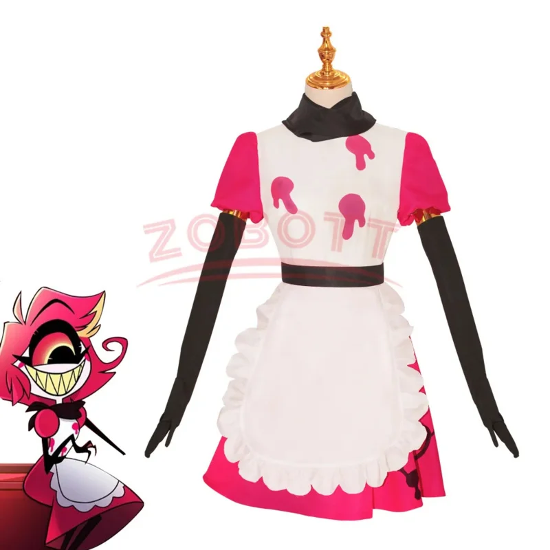 Anime Hazbin Cosplay Hotel Costume Niffty Cosplay Costume  Clothes Niff Sinners And Demons Maid Uniform Fancy Dress Outfits