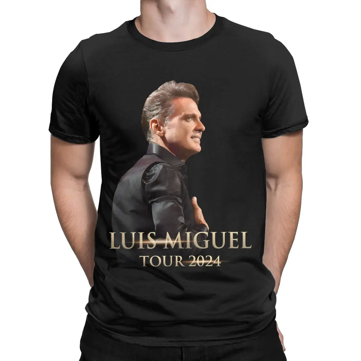 Camiseta de algodón para hombre y mujer, camisa de la gira de Louis Miguel, impresionante, ropa de verano, 2024