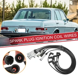 UXCELL 7pcs Car Spark Plug Coil Wires Ignition Coil Harness Cable 7mm Fit for Mercedes Benz W114 W123 1973-1976 280E 2.8L