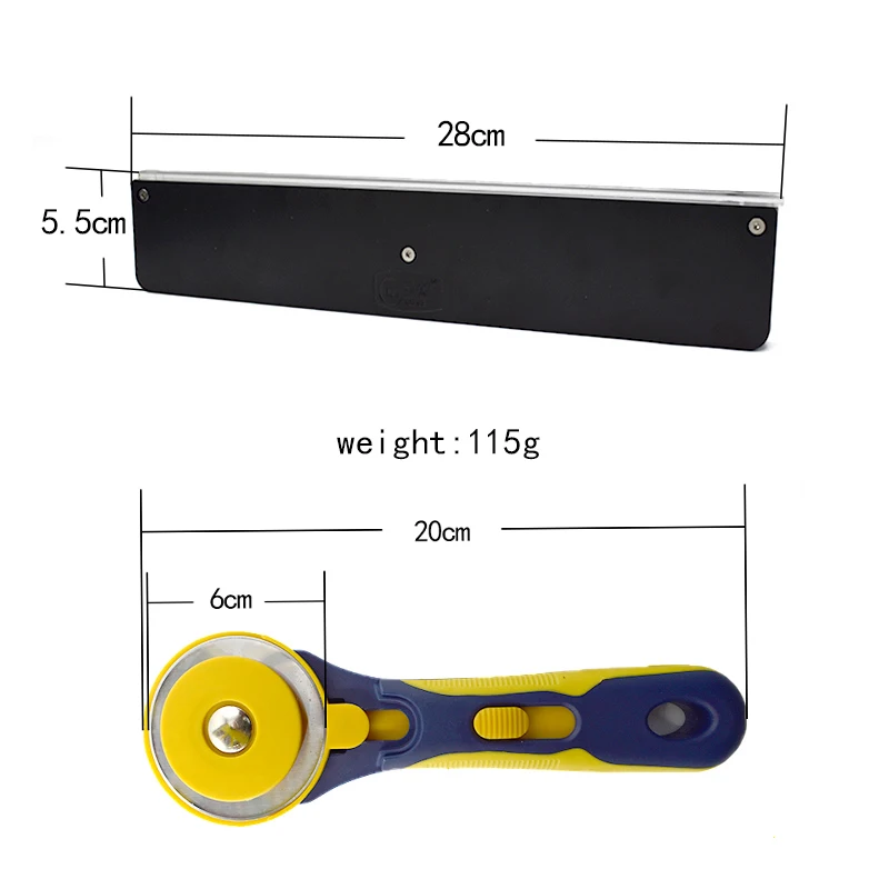 Rubber Band Cutting Taper Rule Hobbing Cutter DIY Rubber Band Shooting Accessories Outdoor Hunting ShootingTool
