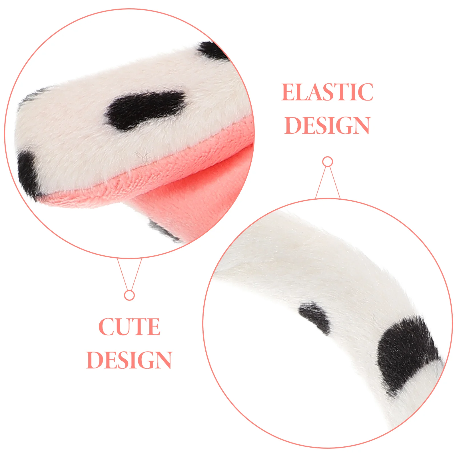 Puppy Headband Horns Cat Cosplay Animal Girl Ears Tail Dog Rabbit Cartoon Hairband The Dalmatian Birthday Party Supplies