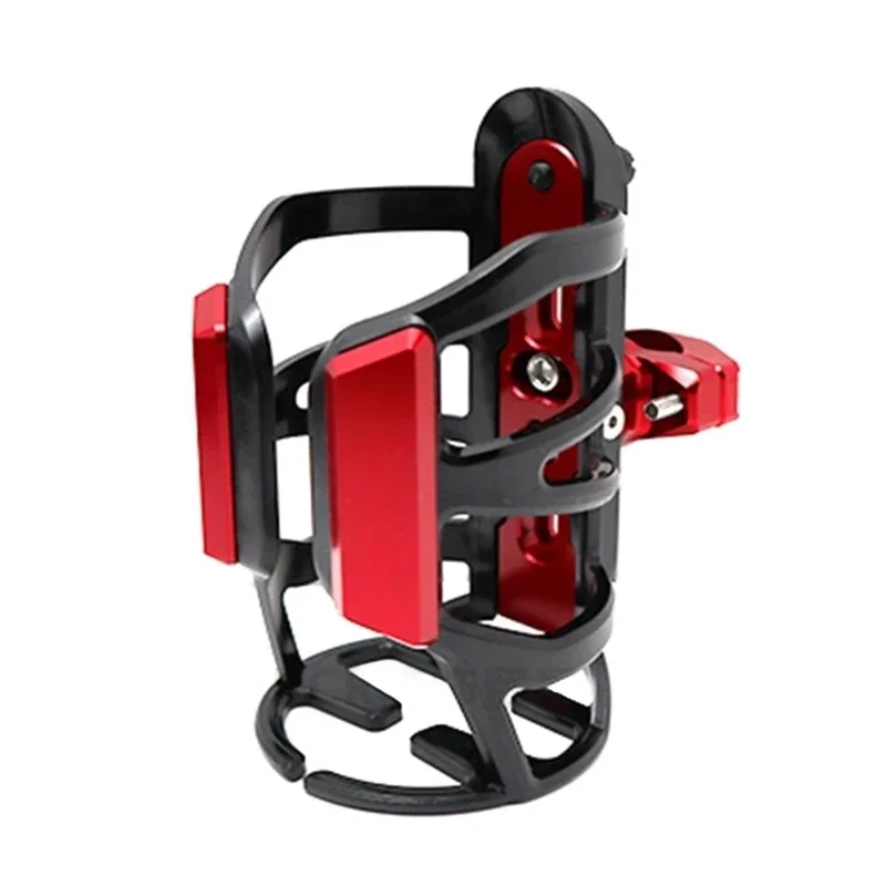 

Aluminum Alloy Motorcycle Cup Holder - CNC Machined, POM, Universal Fit for 22mm-28mm Handlebars, Easy Install, Detachable