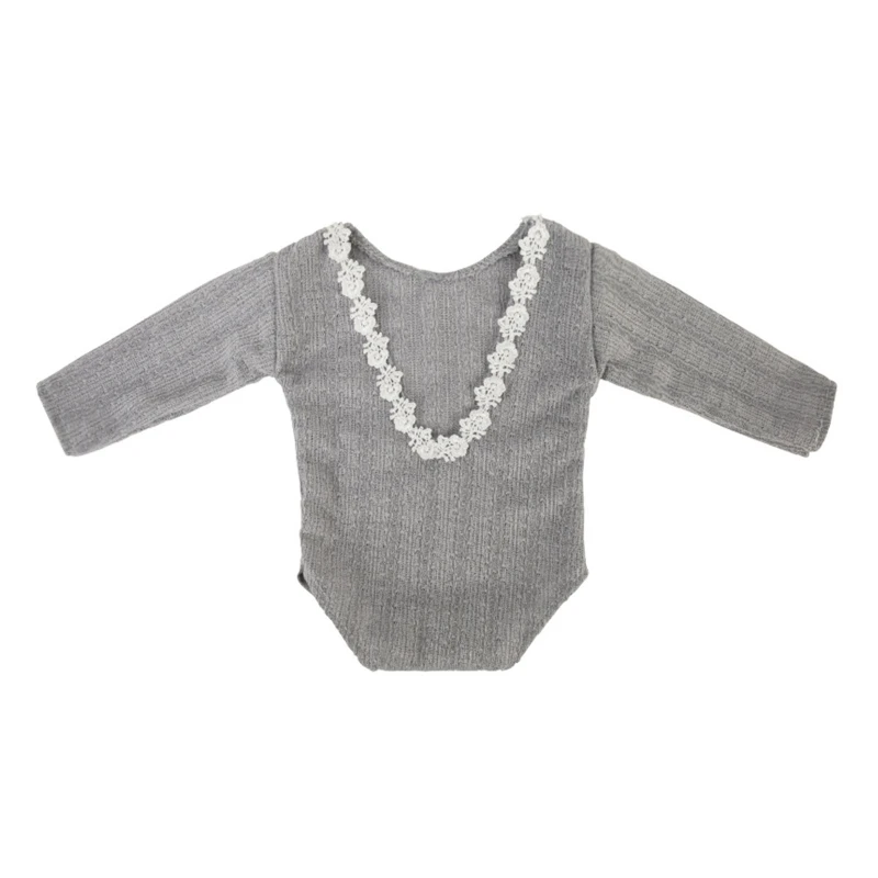 Baby foto-opname kostuum kanten jumpsuits pasgeboren fotokleding prinses outfit 1560