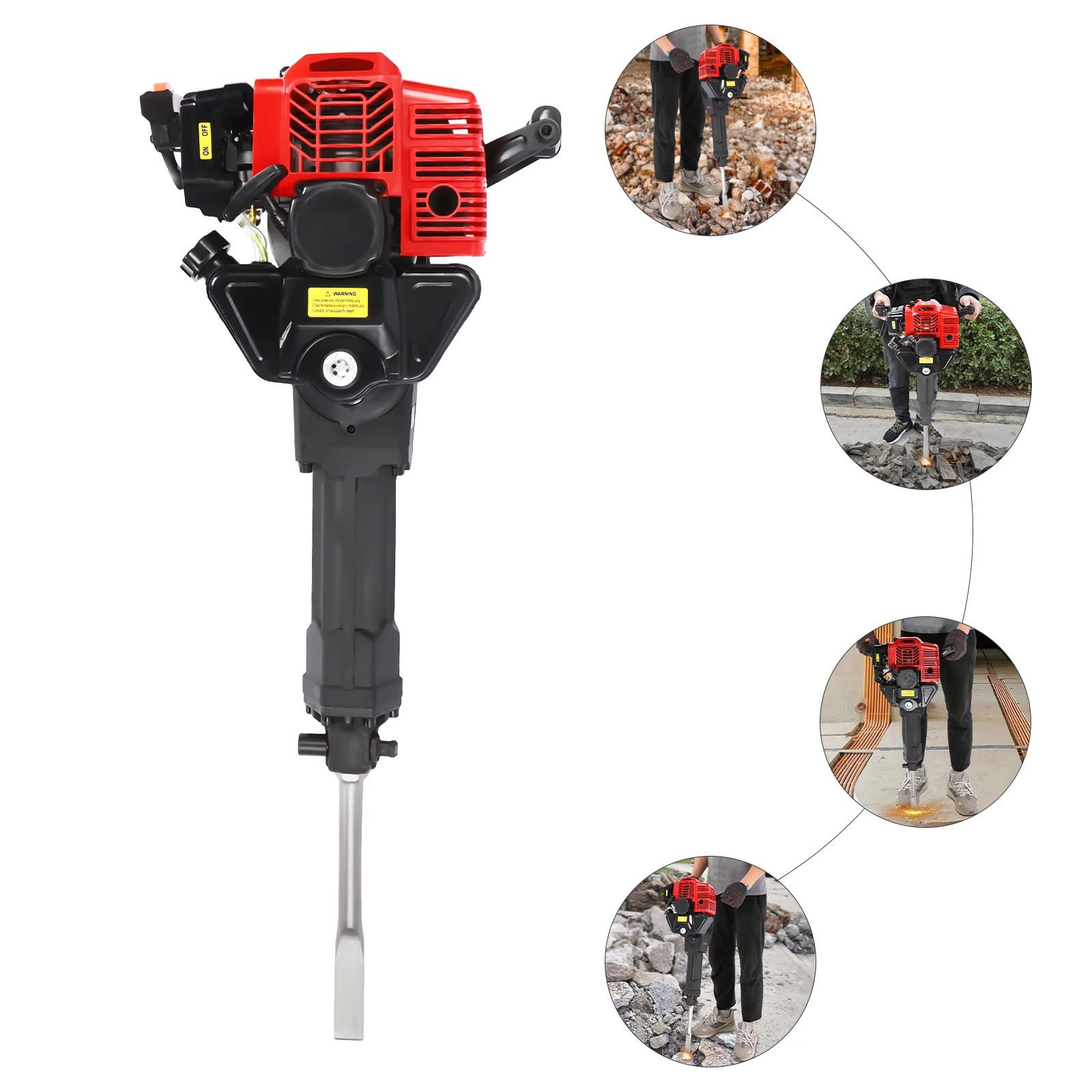

52CC Hammer, 55J Impact Energy, Adjustable Speed, High-Temperature Flameout Protection for Tough Jobs