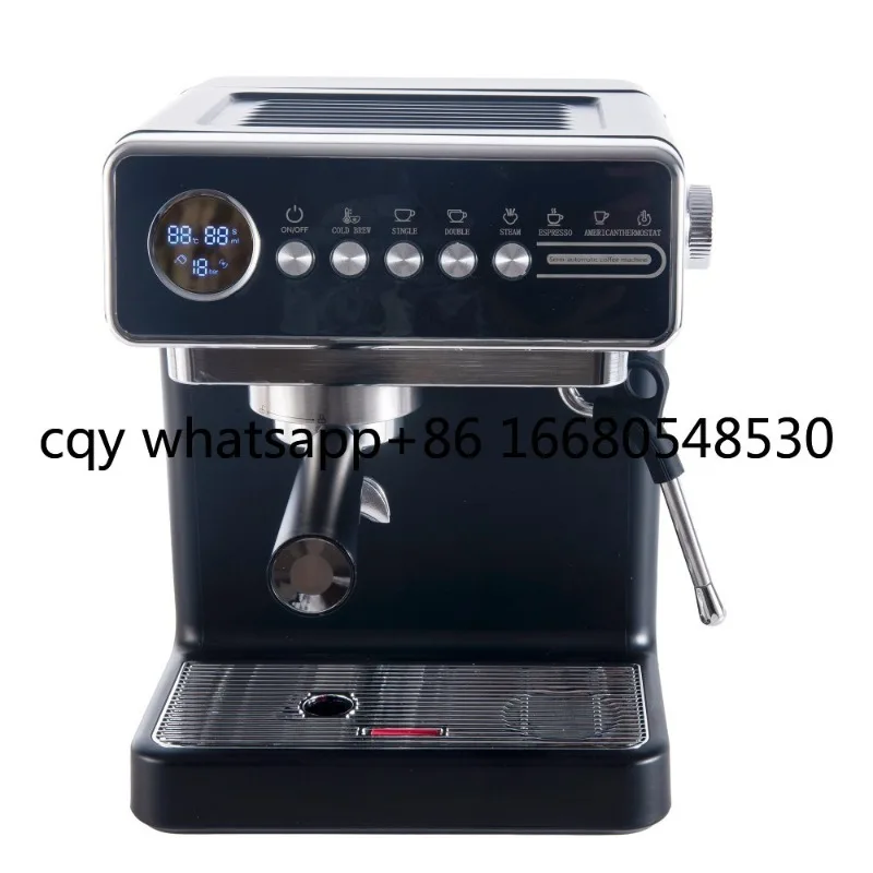 Italian Coffee Machine with 15Bar Pressure and Plastic Construction