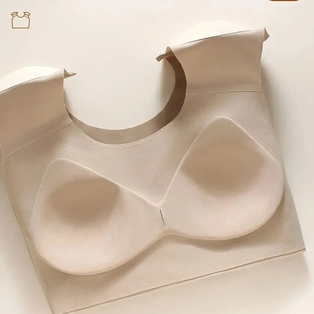 حمالة صدر للكتف بزاوية قائمة لا تترك أثرًا تجعل ثديًا كبيرًا تظهر أصغر حجمًا، حمالة صدر قابلة للتنفس للنساء #4