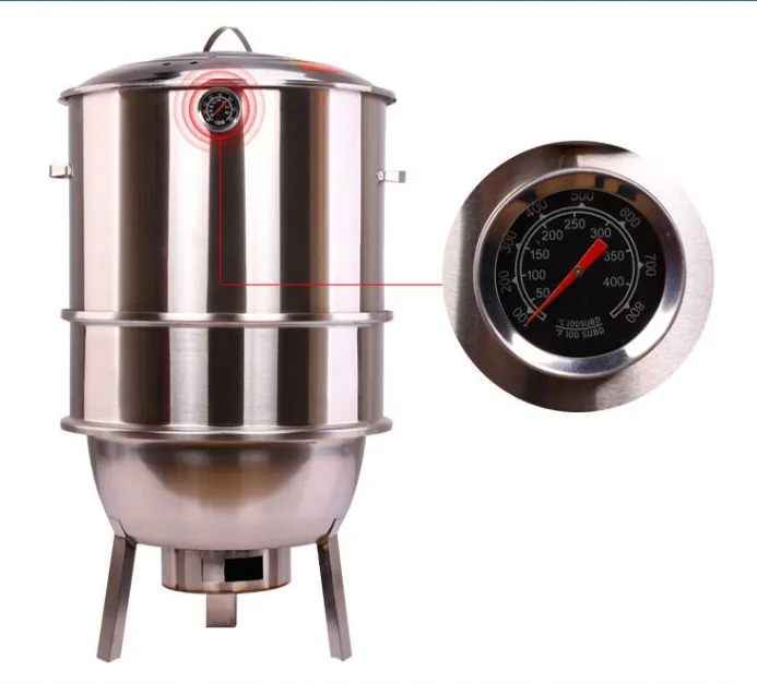 

Home Electric Hanging Furnace Outdoor Smokeless Charcoal Barbecue Thickened Stainless Steel BBQ Oven