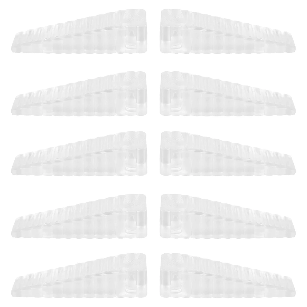 

10Pcs Safety Door Stopper PVC Child Protection Door Wedge Stop for Home Office Anti-Collision Floor Protector