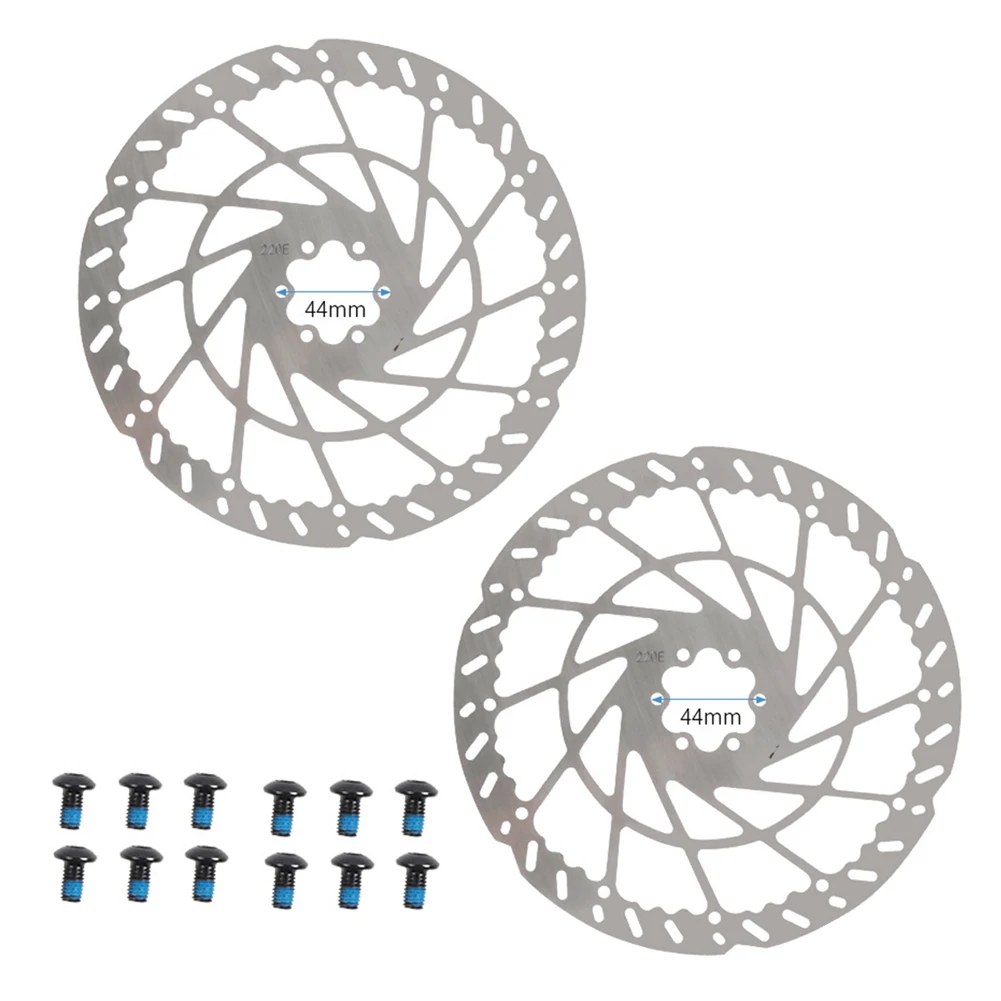 

Disc Brake For ROTOR 220mm 6Hole 44/68mm Ebike Electric Bicycle 2.3MM MTB Hydraulic Disc Brakes Pads Bike Accessories