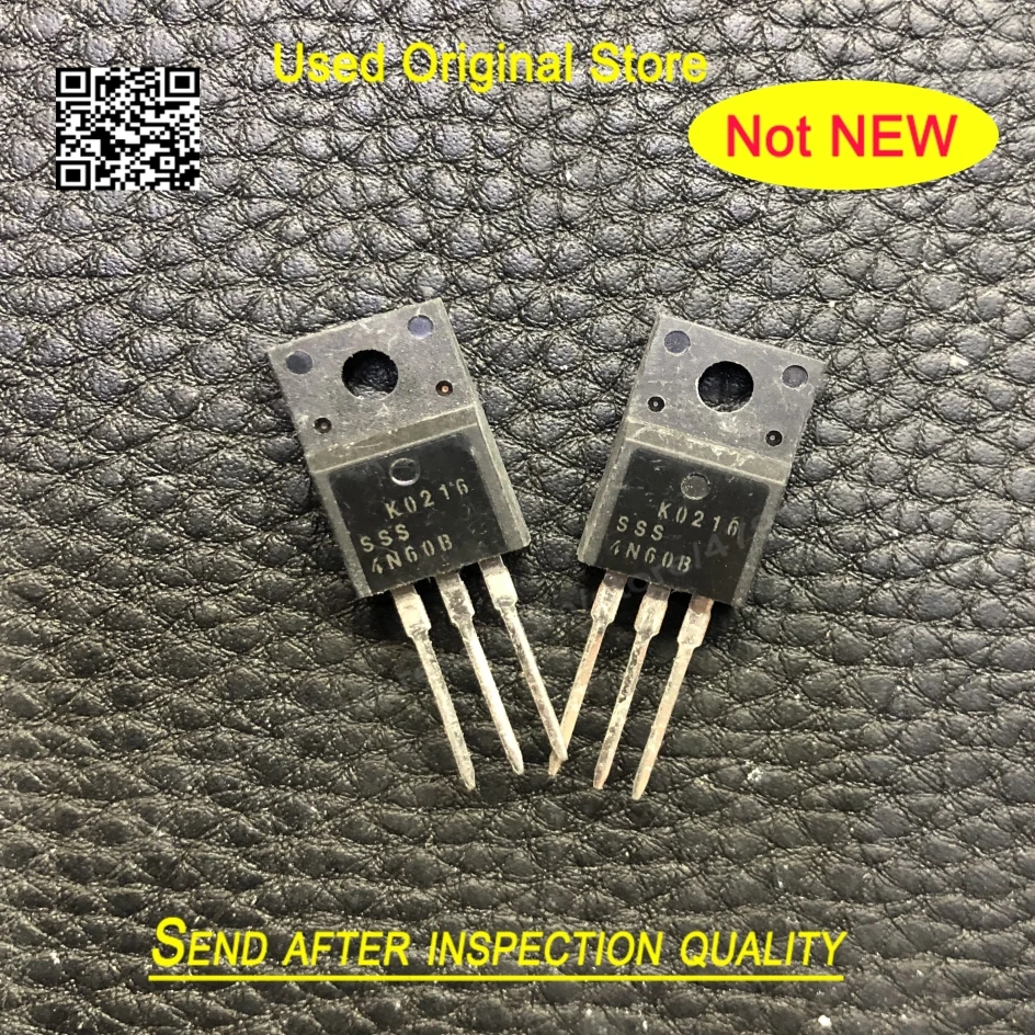 Used 5pcs FQPF4N60C SSS4N60B P4NK60ZFP TO-220F Original disassembly