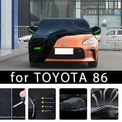 For TOYOTA 86 Outdoor Protection Full Car Covers Snow Cover Sunshade Waterproof Dustproof Exterior Car accessories